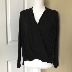 Anthropologie/Akemi+Kin Surplice Draped Top